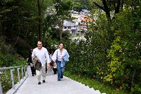 THE CROWN PRINCESS COUPLE ON NAOSHIMA ISLAND