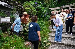 THE CROWN PRINCESS COUPLE ON NAOSHIMA ISLAND