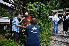 THE CROWN PRINCESS COUPLE ON NAOSHIMA ISLAND