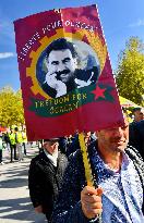 Demonstration to demand the release of PKK leader Abdullah Ocalan - Paris