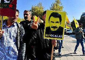 Demonstration to demand the release of PKK leader Abdullah Ocalan - Paris