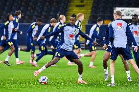 SWEDISH NATIONAL FOOTBALL TEAM TRAINING