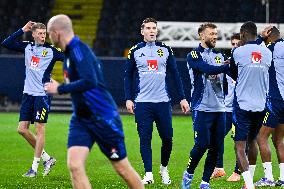 SWEDISH NATIONAL FOOTBALL TEAM TRAINING