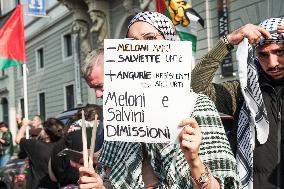 Palestine March in Milan - Italy