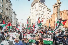 Palestine March in Milan - Italy