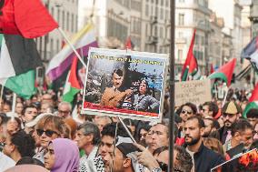 Palestine March in Milan - Italy