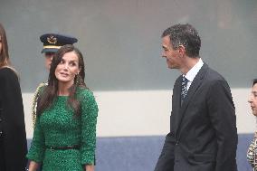 Spanish Royals At The Military Parade on National Day - Madrid
