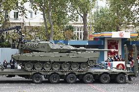 Spanish Royals At The Military Parade on National Day - Madrid