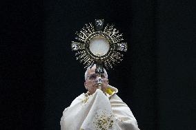 Pope Leo XIV During the Marian Vigil In St. Peter's Square - Vatican