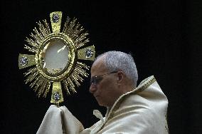 Pope Leo XIV During the Marian Vigil In St. Peter's Square - Vatican