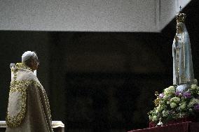 Pope Leo XIV During the Marian Vigil In St. Peter's Square - Vatican