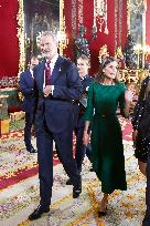 Spanish Royals Preside Over a Reception for National Day - Madrid