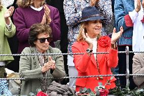 Infanta Elena Attending Las Ventas Bullring On National Day - Madrid
