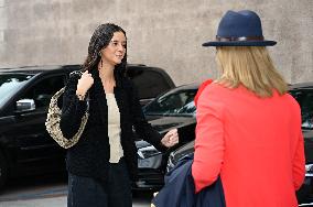 Infanta Elena Attending Las Ventas Bullring On National Day - Madrid