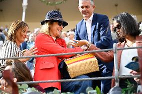 Infanta Elena Attending Las Ventas Bullring On National Day - Madrid