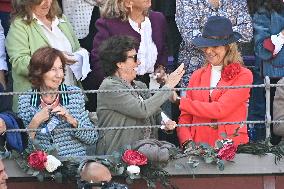 Infanta Elena Attending Las Ventas Bullring On National Day - Madrid