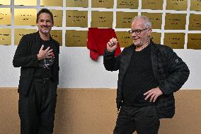 17th Lumiere Film Festival Scoot Cooper Unveils His Plaque On The Filmmakers Wall