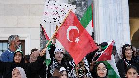 Rally For Palestine in Gaziantep - Turkey