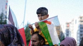 Rally For Palestine in Gaziantep - Turkey