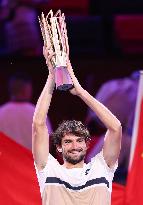 ATP Masters Final - Vacherot Defeats His Cousin Rinderknech And Wins the Trophy - Shangha