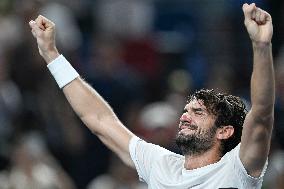 ATP Masters Final - Vacherot Defeats His Cousin Rinderknech And Wins the Trophy - Shangha