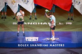 ATP Masters Final - Vacherot Defeats His Cousin Rinderknech And Wins the Trophy - Shangha