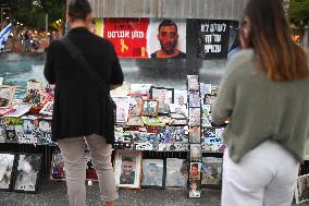 Dizengoff Memorial Of The Attack Of October 7, 2023 - Tel Aviv