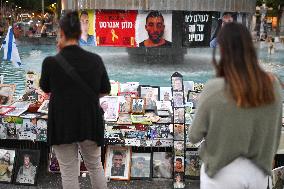 Dizengoff Memorial Of The Attack Of October 7, 2023 - Tel Aviv