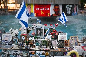 Dizengoff Memorial Of The Attack Of October 7, 2023 - Tel Aviv
