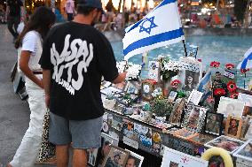 Dizengoff Memorial Of The Attack Of October 7, 2023 - Tel Aviv
