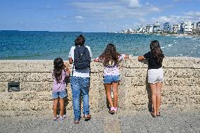 Charles Clore Beach in Tel Avi