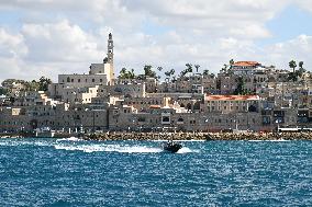 Charles Clore Beach in Tel Avi