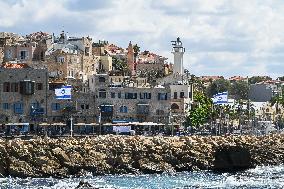 Charles Clore Beach in Tel Avi