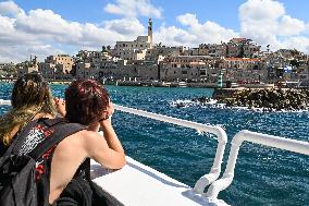 Charles Clore Beach in Tel Avi