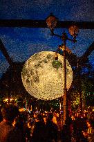 A Replica Of The Moon By British Artist Luke Jerram - Queretaro