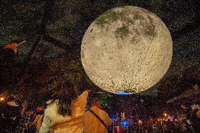 A Replica Of The Moon By British Artist Luke Jerram - Queretaro