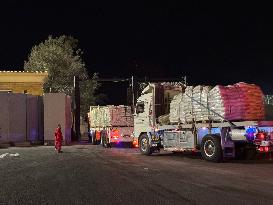 Humanitarian Aid Trucks Enter Gaza - Sharm El-Sheikh