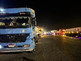 Humanitarian Aid Trucks Enter Gaza - Sharm El-Sheikh