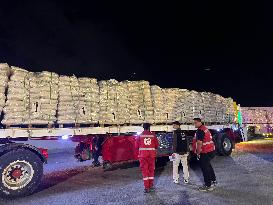 Humanitarian Aid Trucks Enter Gaza - Sharm El-Sheikh