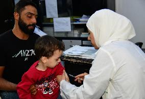 Measles Vaccine Campaign - Damascus