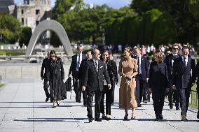 CROWN PRINCESS IN HIROSHIMA