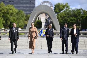 CROWN PRINCESS IN HIROSHIMA