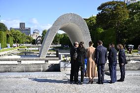 CROWN PRINCESS IN HIROSHIMA