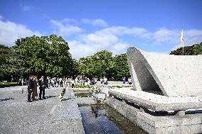 CROWN PRINCESS IN HIROSHIMA