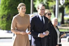 CROWN PRINCESS IN HIROSHIMA