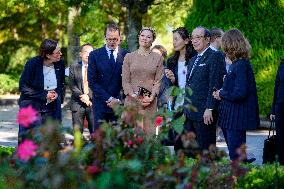 CROWN PRINCESS IN HIROSHIMA