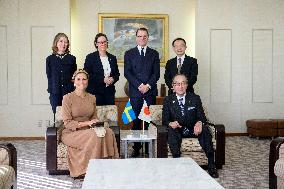 CROWN PRINCESS IN HIROSHIMA