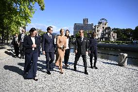 CROWN PRINCESS IN HIROSHIMA