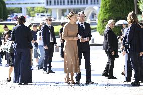 CROWN PRINCESS IN HIROSHIMA