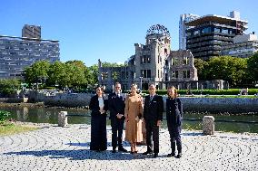 CROWN PRINCESS IN HIROSHIMA